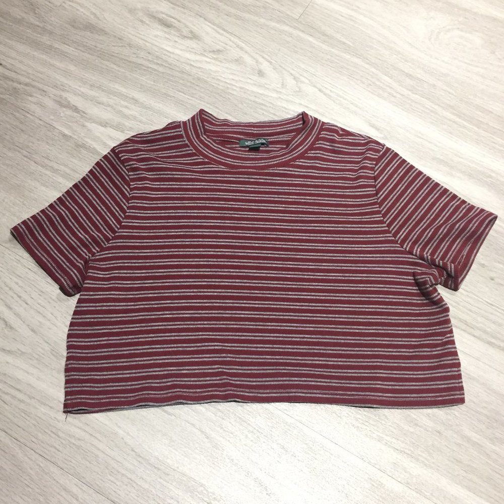 NEW - Wild Fable Striped Crop Top
